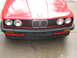 1986 BMW 3 Series - my poorly mishapen bumper and unfortunately bare euro plate holder