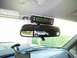2011 Ford Ranger - Digital gauge mounted on the windshield reflects a sedan in the rearview mirror.