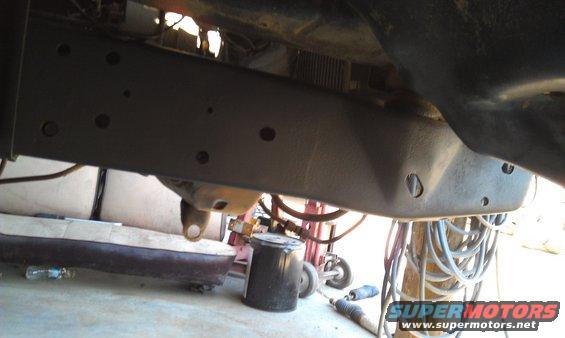 1978 Ford Bronco frame and suspension components