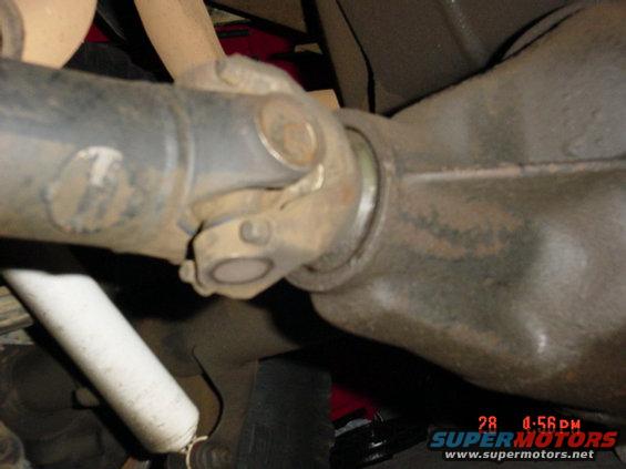 Gonna have to disconnect the rear driveshaft first