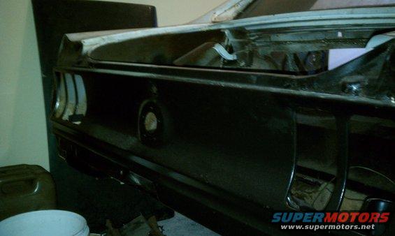 New tail light panel