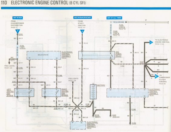 Wiring diagram for a vehicle electrical system
