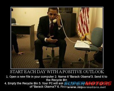 Barack Obama on a phone in an office setting