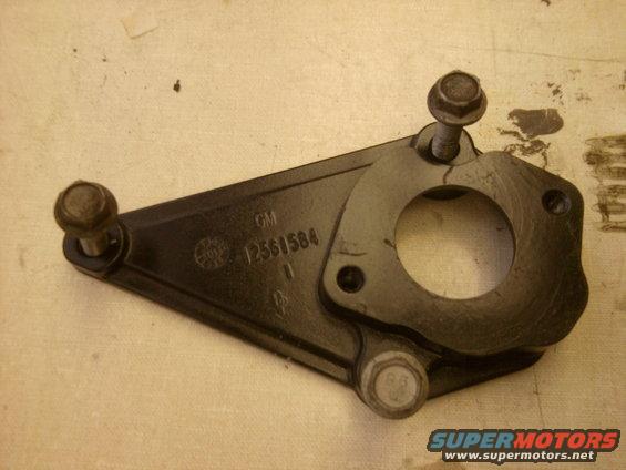 Black GM part with part number 12561584 and two bolts attached
