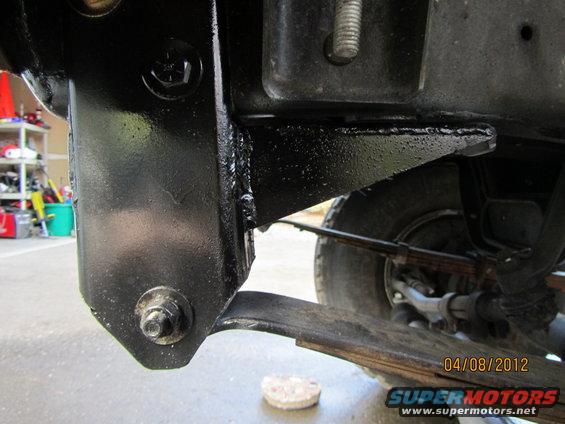 1984 Ford Bronco frame and leaf spring suspension