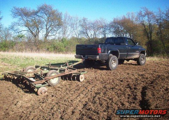 100_2323.jpg You use what you got...which means abandoned equipment ripped out of the brush and our diesel trucks!