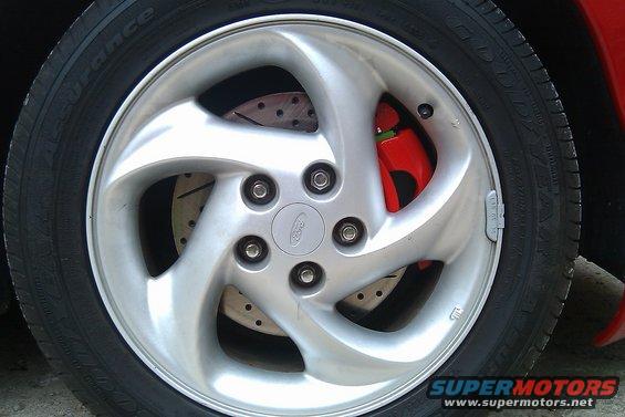 Mazda6 brake clearance on the stock swirly. 
