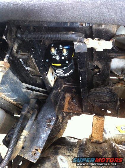 Battery Isolator installed.