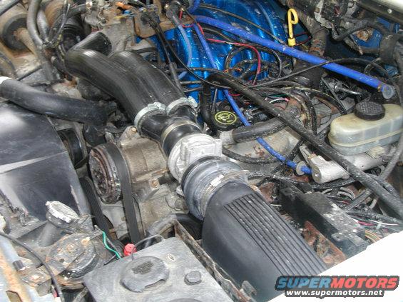 I know it looks like a rat's nest.  Thanks to some roadside repairs, everything is out of order.  