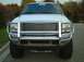 2000 Ford Excursion - Front view of a 2000 Ford Excursion with a chrome grille guard and aftermarket grille.
