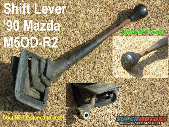 shiftermazda.jpg Mazda M5OD-R2 shifter from '88 F150
IF THE IMAGE IS TOO SMALL, click it.

[url=https://www.supermotors.net/registry/media/1132416][img]https://www.supermotors.net/getfile/1132416/thumbnail/36shifter5.jpg[/img][/url]