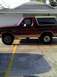 1995 Ford Bronco - stock suspension with 33x12.50 on factory rims also removed the fiberglass running boards