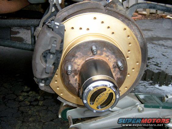 Last thing to do is put the caliper back on.