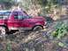 1990 Ford Bronco - Waiting on me to back up and hook the tow strap up..