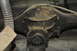1986 Ford Bronco - Close-up view of a vehicle's rear axle differential assembly.