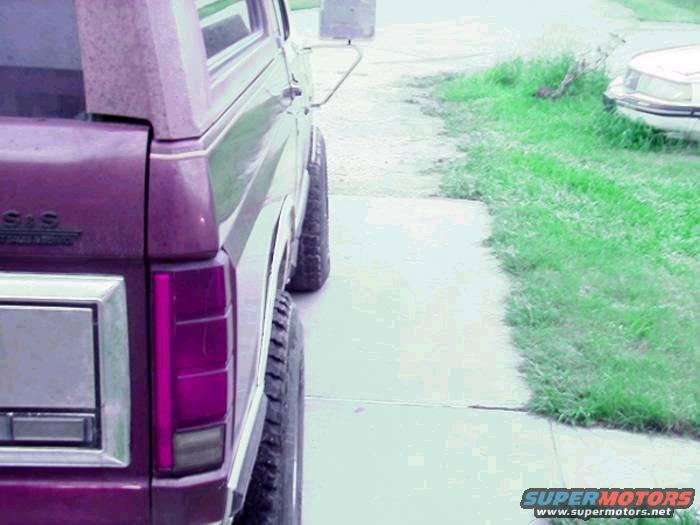 Tire leaning due to bad axle pivot bushing and either bad wheel bearings or spindle bearing or both. They will all be changed by January 1rst.