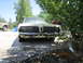 1968 Mercury Cougar - A 1967 Mercury Cougar is seen from the front, parked in a driveway with trees and another vehicle in the background.