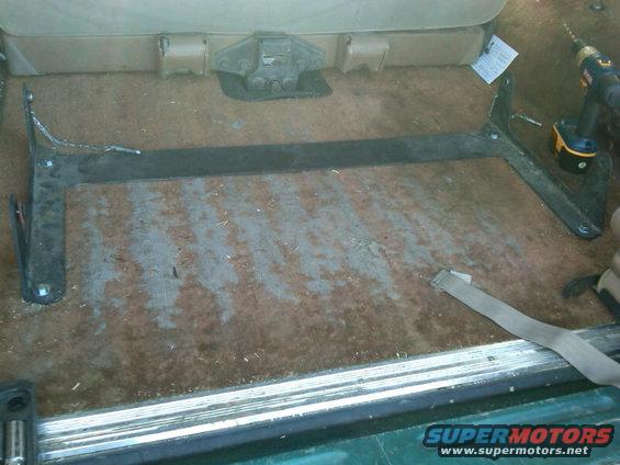 Bracket and Third Row seat from '04 Ford Explorer