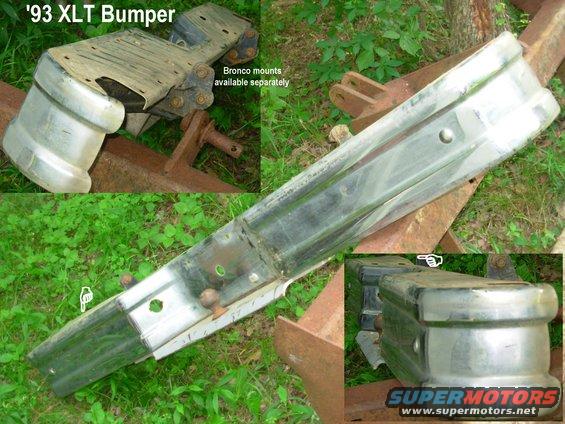 bumperr93xlt.jpg SOLD Rear Bumper from my '93 Bronco XLT body donor

Note slight upward twist at L end.  Tiny ding in center of R rear face barely visible.

Actual size: 76x8x8&quot; 48.6 lbs

[url=http://www.supermotors.net/registry/media/922798][img]http://www.supermotors.net/getfile/922798/thumbnail/bumperr8096.jpg[/img][/url]