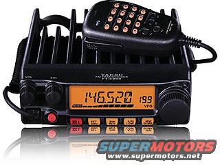 Yaesu FT-8900R radio with microphone and display showing 146.520 MHz