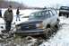 1993 Ford Bronco - 1989 Bronco stuck at Mounds. Zach Kohl w/shovel