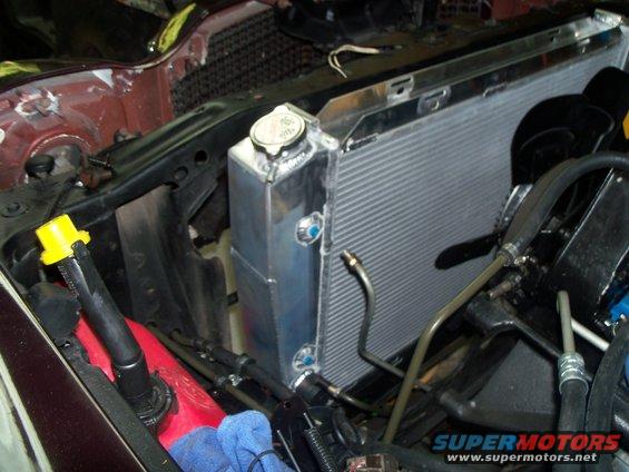 radiator-018.jpg Fitament into Ranchero is very good, the only mod that may have to occur is the upper radiator mounts. 
