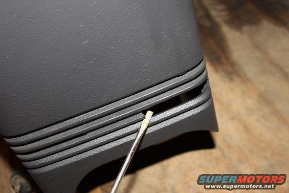 rear a/c cracked.