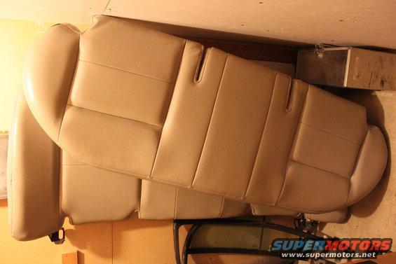 2007 vinyl stone rear seat.
