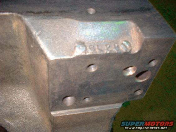 dscf0158.jpg I started with a '67 std bore, 428 PI block that was dated 6L28. There was no previous damage or repairs to block. It only had about .007&quot; wall taper so I went with new SpeedPro forged  .030&quot; pistons, rebuilt C6AE-C rods & a new Scat 3.98&quot; cast crank. Engine assembly date was 6M14.