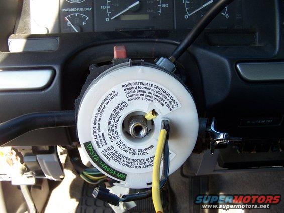 steering wheel clock spring assembly with wiring and instructions