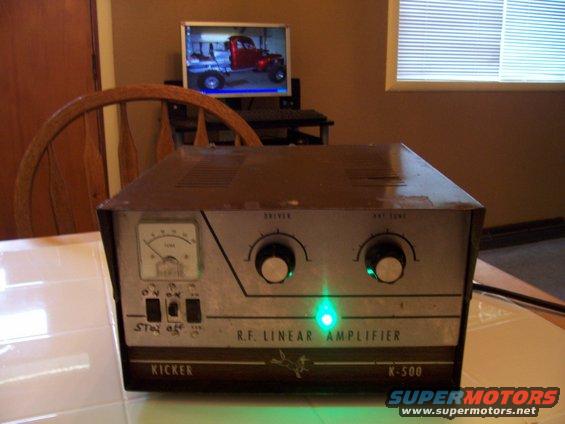 RF Linear Amplifier with Kicker K-500 model number