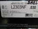 1967 Ford Mustang - Packaging for a part, possibly related to a Ford vehicle, with part number L2303NF and size .030 visible.