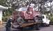 1989 Ford Bronco - This 1987 Ford Bronco body is being towed, stripped down to its frame and doors.