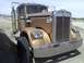 1959 Kenworth W900A - This 1959 Kenworth W900A truck features a distinctive gold paint scheme and prominent chrome grille.