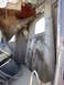 1959 Kenworth W900A - The interior of this truck cab shows significant damage to insulation and body panels.