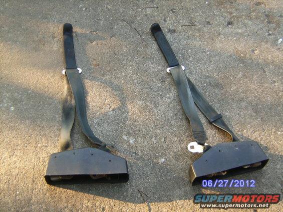 1977-79 ranchero seat belts