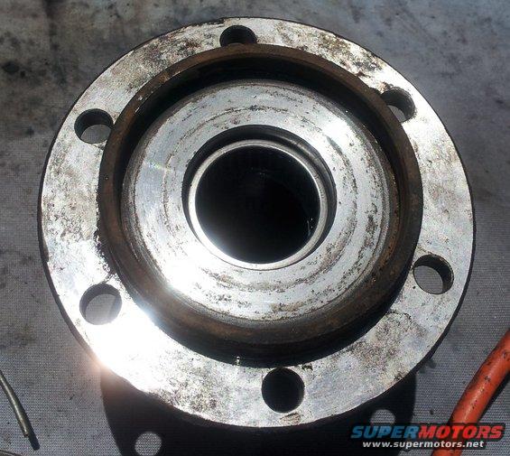 Backside of Spindle casing