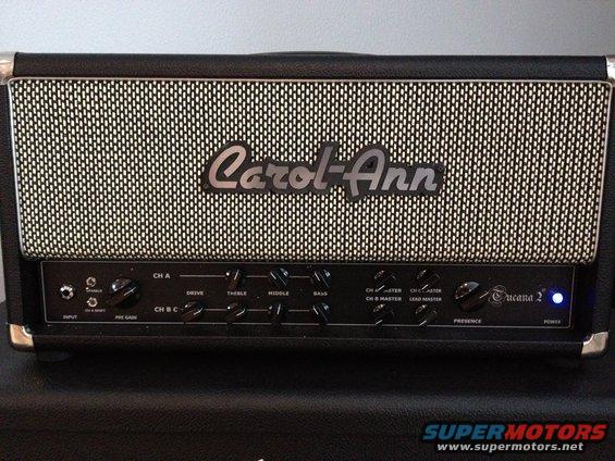 Carol-Ann amplifier front panel with knobs and "Ducana 2" label