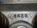 1967 Ford Mustang - Close-up of an engine component showing cast-in numbers and a date stamp.