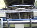 1992 Ford Bronco - Front view of a 1992 Ford Bronco's engine compartment, hood is up.