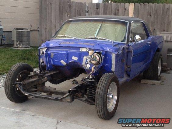 65 Mustang tilt front end gone