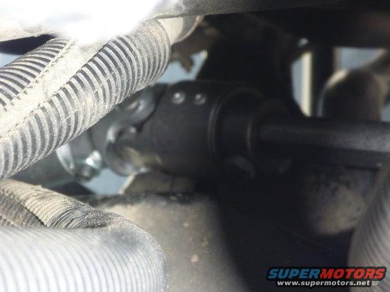 Borgeson steering shaft at steering gear.