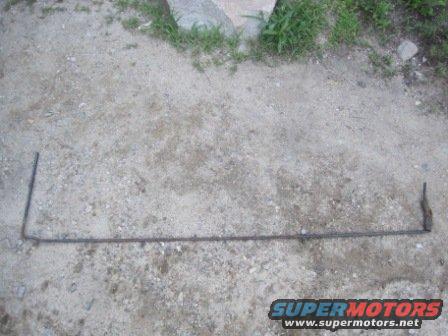 Metal rod lying on the ground