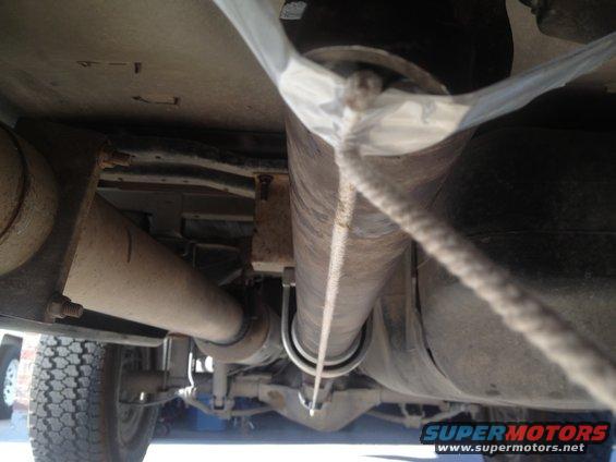 97 Dodge 2500 lining up driveshaft/center support bearing.