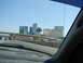 1992 Ford Taurus - View of the Las Vegas skyline from a highway, numerous hotels and casinos under a clear blue sky.