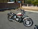 1985 Honda CMX250 Rebel - A 1985 Honda CMX250 Rebel motorcycle with a torn seat is parked on an asphalt surface.
