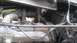 1959 Kenworth W900A - The engine compartment of a truck, twin turbochargers and extensive pipework.