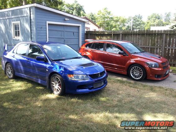 20120721_110438.jpg SRT4 on 300M Special 18s, Evo IX