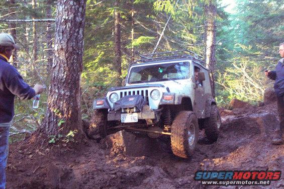 dcp_0408.jpg Jeff (?) navigating obstacle at end of first Firebreak Five section.   (11/09/2003)