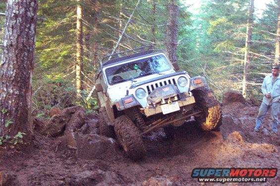 dcp_0409.jpg Jeff (?) navigating obstacle at end of first Firebreak Five section.   (11/09/2003)